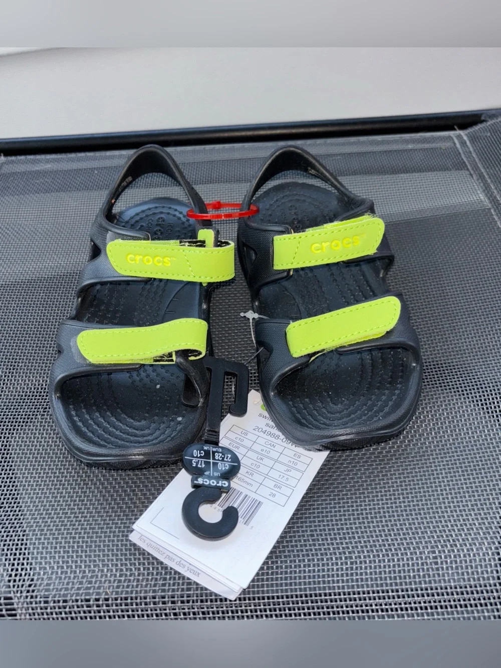 Crocs Swiftwater River Sandals Size 10 C10 Kids NWT